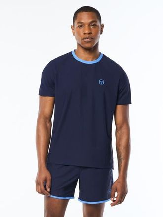 Sergio Tacchini Grata Active T-shirt in Maritime Blue at Nordstrom, Size Xxx-Large