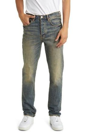 Purple Aged Straight Leg Jeans in Mid Indigo at Nordstrom Rack, Size 29
