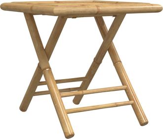 vidaXL Mesa Plegable De Jard&iacute;n De Bamb&uacute; 45x45x45 Cm Vidaxl