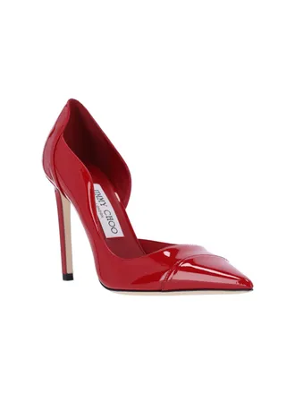 Jimmy Choo London Womens With Heel Red Outer: Calf Leather