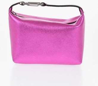 Eéra Lamè Leather MOON Handbag with Carabiner Detail size Unica