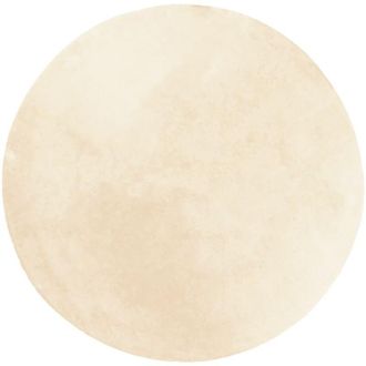 vidaXL Vidaxl - Alfombra De Pelo Corto Suave Lavable Huarte Crema &Oslash; 200 Cm