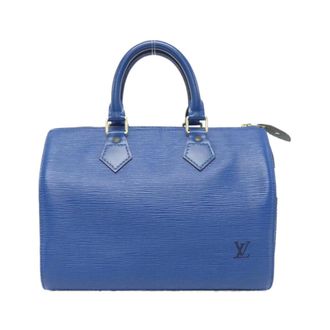 Louis Vuitton Blue Leather Boston Bag (Pre-Owned)