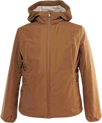 Suns Fitness, Dames, Bruin, XS, Leer, Aurelia Velours Jas