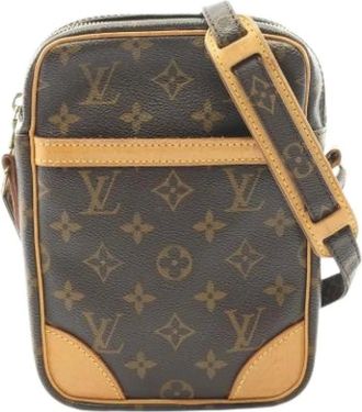 Louis Vuitton Pre-owned Cross Body Bags, female, Brown, Size: ONE SIZE Pre-owned Canvas Cross Body Bag