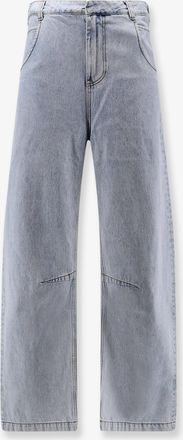 Entire studios Jeans Gem in cotone con patch logo in pelle - ENTIRE STUDIOS - gender_Man
