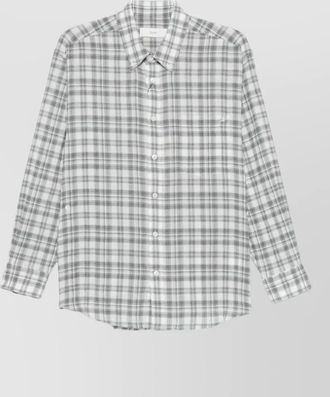 Dunst checked cotton long-sleeve shirt
