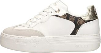 Guess Swole Leather-Blend Sneaker - Dames - Sneakers - Veelkleurig - 40 EU - Wol - Schoenen