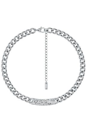 Diesel Stainless Steel Chain Necklace - Necklaces - Unisex - Silver