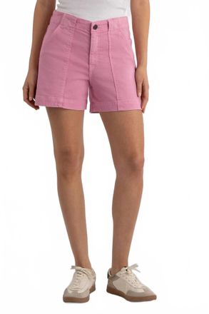 Kut from the Kloth Jane High Waist Denim Shorts In Cupcake