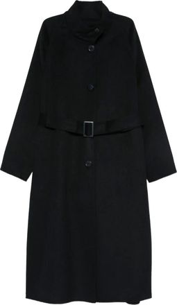 Emporio Armani Cappotto con cintura - Blu