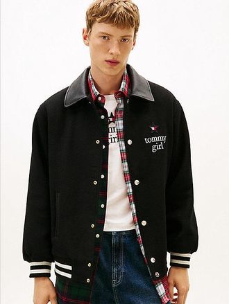 Tommy Hilfiger Chaqueta Tommy Girl oversize mezcla de lana