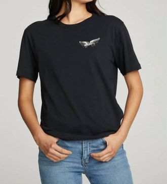 Chaser Aerosmith Wings Logo Tee In Black