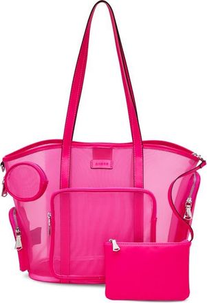 Aim&eacute;e The Skipper Cargo Tote in Neon Pink at Nordstrom