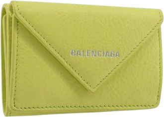 Balenciaga Pre-owned Vintage Trifold Wallet - - Pre-owned - Donna - Verde - ONE SIZE