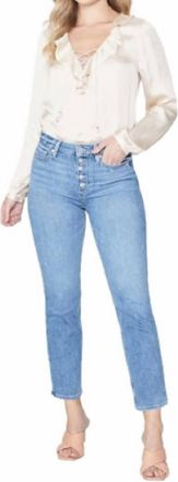 Paige Womens Cindy High Rise Jeans In Say Anything Distressed