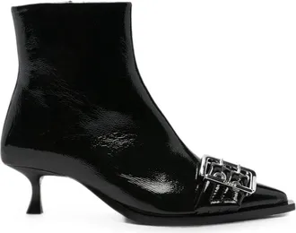 Ganni Pointed-toe Ankle Boots