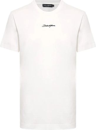 Dolce & Gabbana T-shirt - Heren - T-shirts - Wit - 2XL - Tops