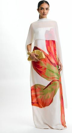Diarrablu Tubi Twa Strapless Dress Sira Rose With Shawl at Nordstrom, Size 3X-Large