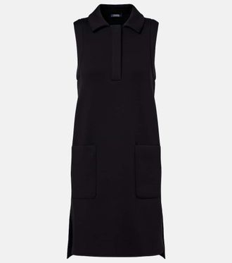 Max Mara Saggina cotton-blend jersey polo dress