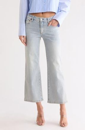 Alice & Olivia Roxie Low Rise Straight Flare Jeans in Rockstar Blue at Nordstrom Rack, Size 32