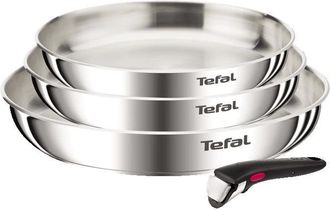 T-fal Ingenio Emotion, Bater&iacute;a De Cocina, Acero Inoxidable, Sartenes, L8968445