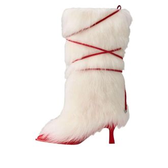 UGG (WMNS) UGG x AMBUSH Heel White Red 1176810-WHRD