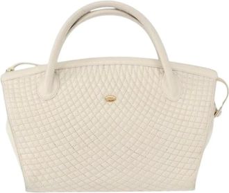 Bally Pre-owned Handbags, female, White, Size: ONE SIZE Pre-owned Leather Handbag