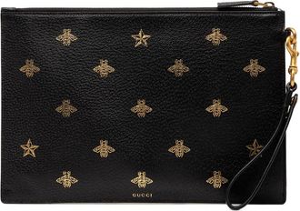 Gucci Pre-owned Gucci Leather Bee Star Clutch Ladies ZSF4H7BNE9J2ZFMC