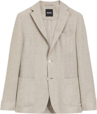 HUGO BOSS C-Hanry-262 Blazer - Heren - Business blazers - Beige - XL - Katoen - Kostuums