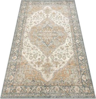 RugsX Rugsx - Wool Carpet soho 477.01.LA113 osta - Ornament, rosette, natural green / beige green 80x160 cm