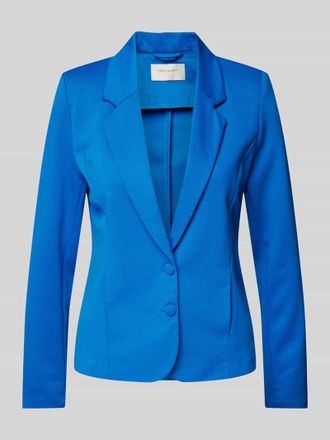 Freequent Blazer mit 2-Knopf-Leiste und Viskose-Anteil Modell NANNI in Blau, Größe XS