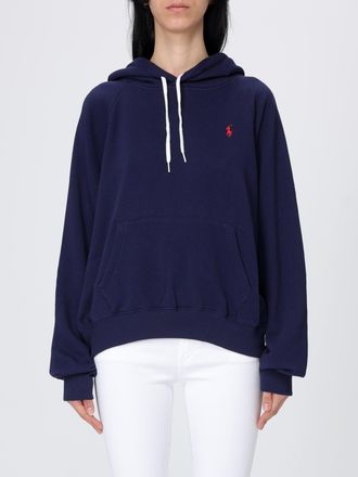Polo Ralph Lauren Felpa con cappuccio in misto cotone con logo Pony