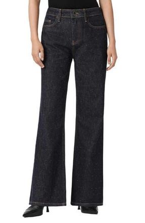 AllSaints Ember Sparkle Wide Leg Jeans in Raw Indigo Blue at Nordstrom Rack, Size 26