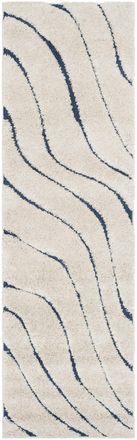 Safavieh Alfombra crema/azul 69 x 152 cm