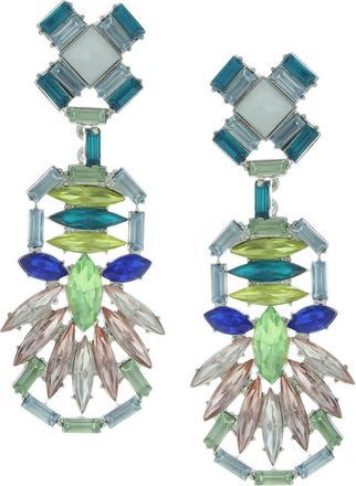 Olivia Welles Rainbow Drop Earrings in Gold /Multi at Nordstrom Rack