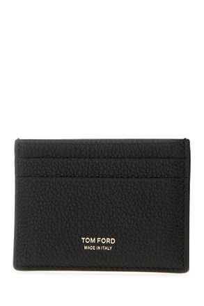 Tom Ford Grained Leather Card Case - Black