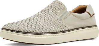 Johnston & Murphy Mcguffey 2 Woven Slip-On Mens Shoes Beige Nubuck : 10.5 M (D), Leather