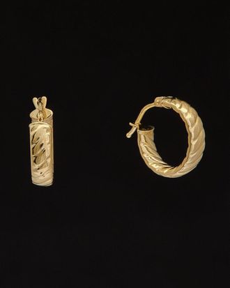 Italian Gold, Inc 14K Italian Gold Twist Hoops