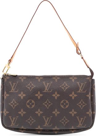 Louis Vuitton Pre-owned Womens Monogram Pochette Accessoires - Brown Textile - One Size