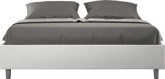 Les Tendances Azelia Sommier Cama L.140 D.190 Malla Y Contenedor Blanco