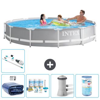 Intex Piscina Prism Frame Redonda - 366x76 Cm - 7-piezas S31911