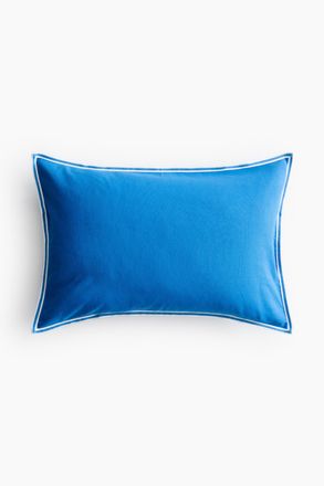 H&M Kissenh&uuml;lle aus Baumwollcanvas - Knallblau