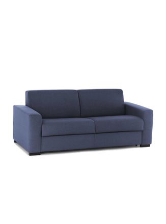 Talamo Italia Sof&aacute; cama 3 plazas tela azul 180x95h90 cm