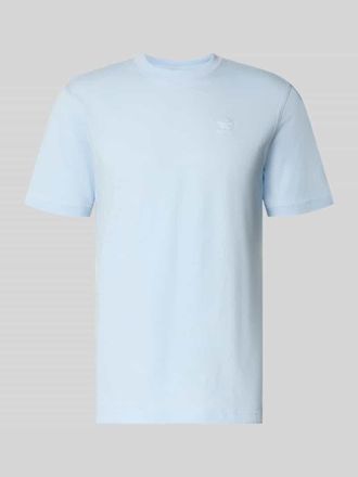 adidas Originals Regular Fit T-Shirt aus reiner Baumwolle in Hellblau, Gr&ouml;&szlig;e XXL