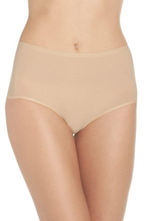 Chantelle Soft Stretch High Waist Briefs in Ultra Nude at Nordstrom