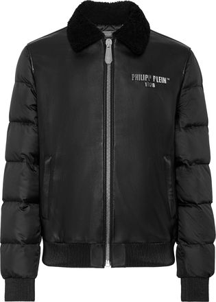 Philipp Plein Leren Jas