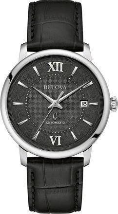 Bulova Hudson Heren Horloge Zwart 96B441