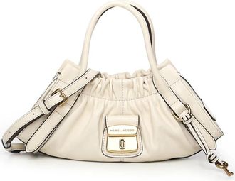 Marc Jacobs Cristina Small Satchel - Dames - Handtassen - Wit - ONE Size - Leer - Tassen