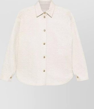 Moncler quilted padded shirt jacket